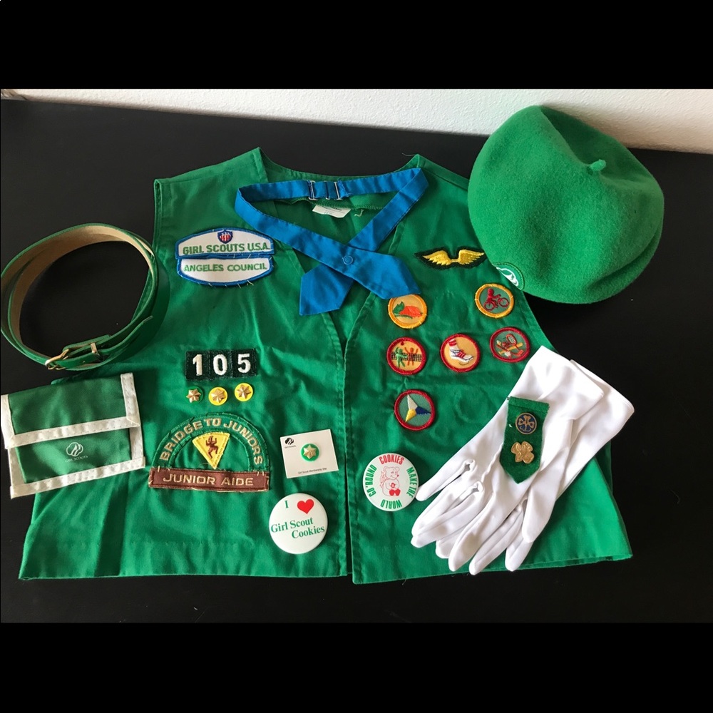 Vintage 80s Girl Scout lot
